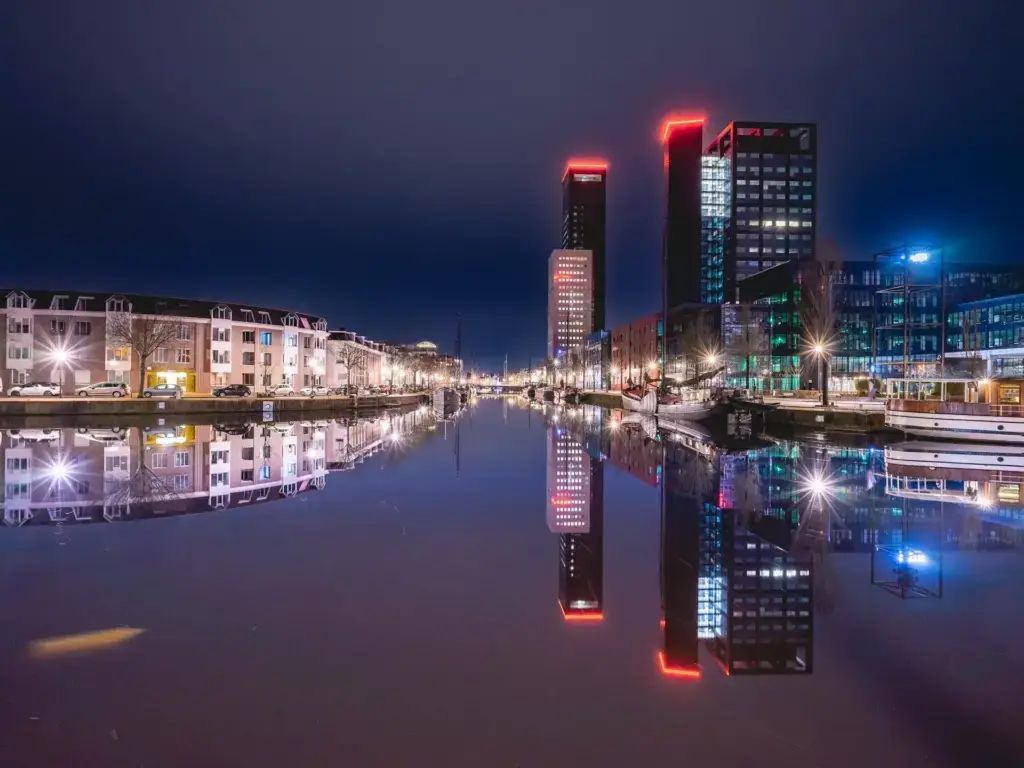 City Game Leeuwarden at night