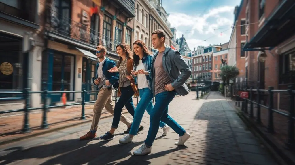 interactive walking tour
