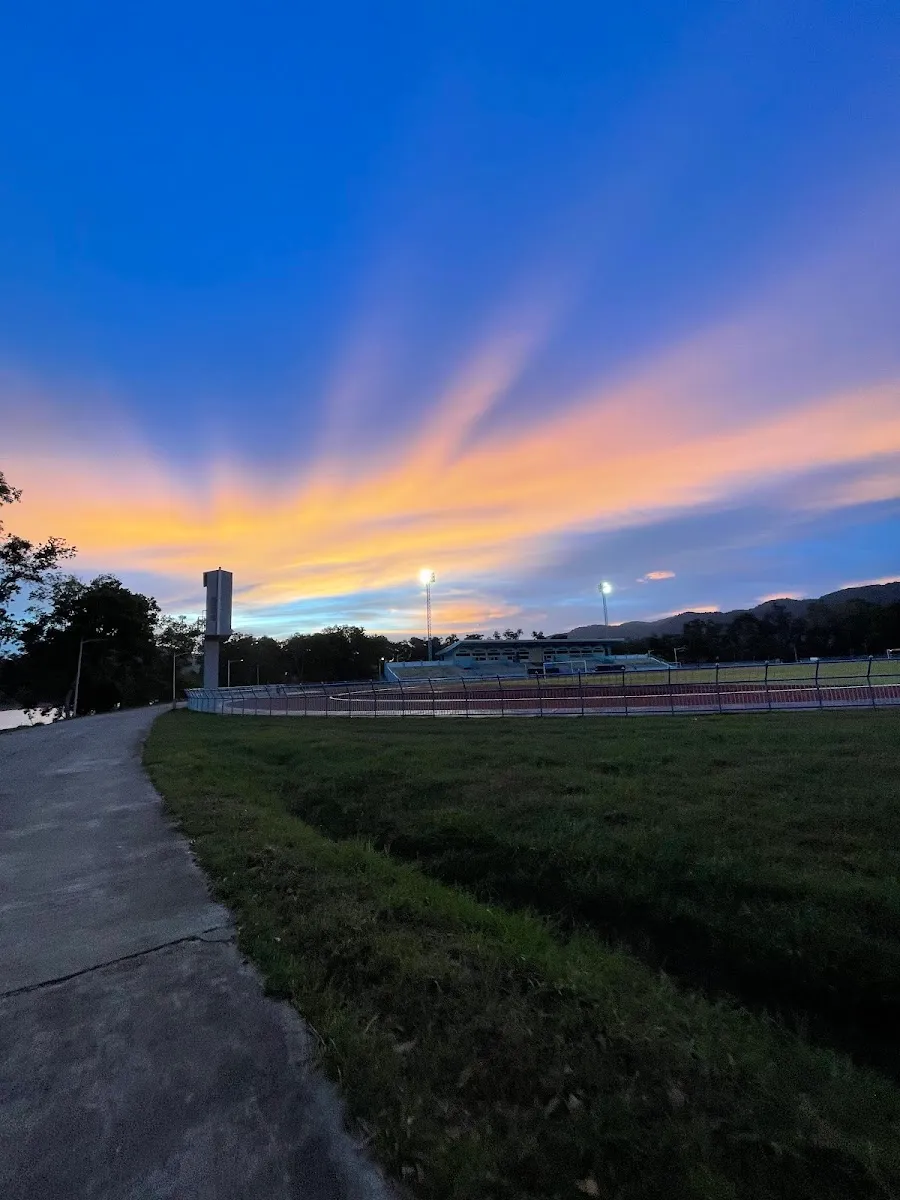 Playground for kids on the small island
