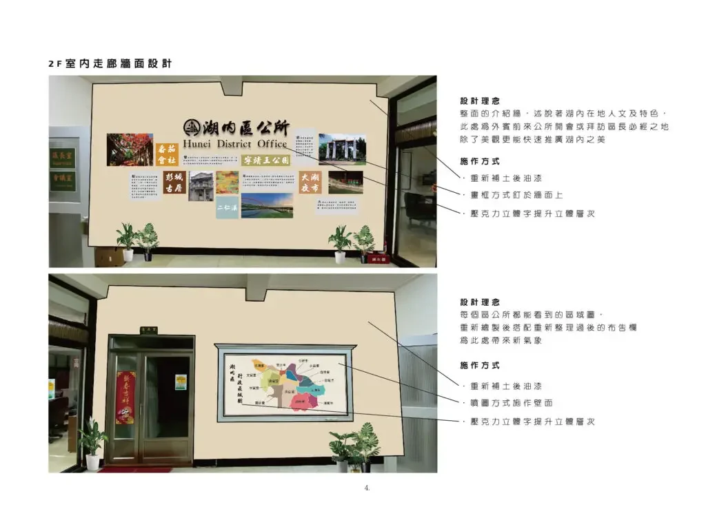 辦公室翻新與外牆貼圖設計提案,設計提案圖、辦公室翻新提案、外牆貼圖提案,都市彩繪案例