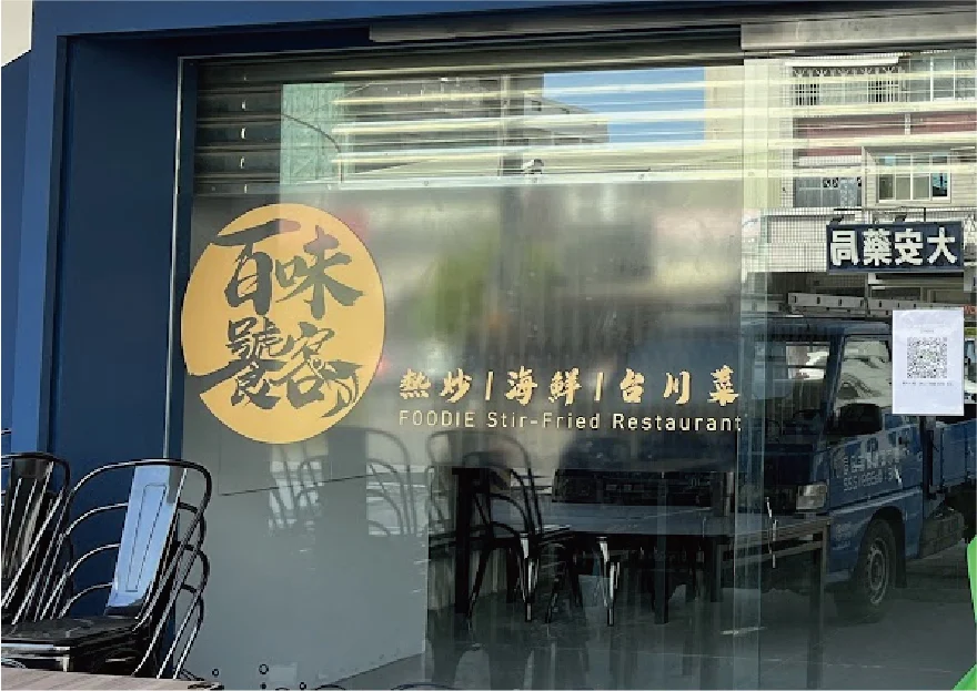 玻璃貼施工案例,玻璃貼、櫥窗貼圖、店面門面,都市彩繪案例