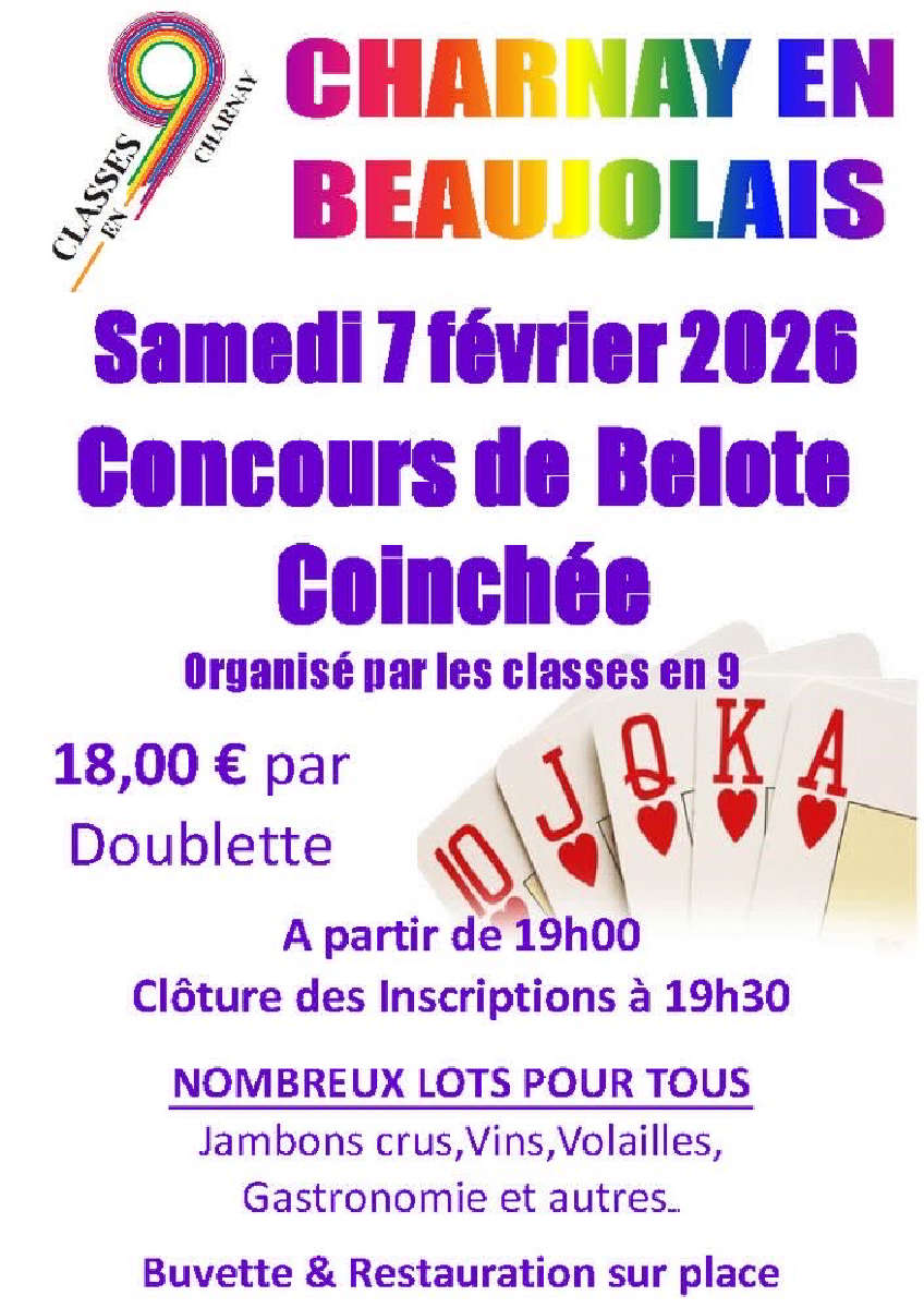 Concours de Belote coinchée