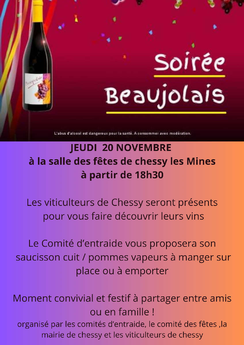 Soirée Beaujolais 🍷