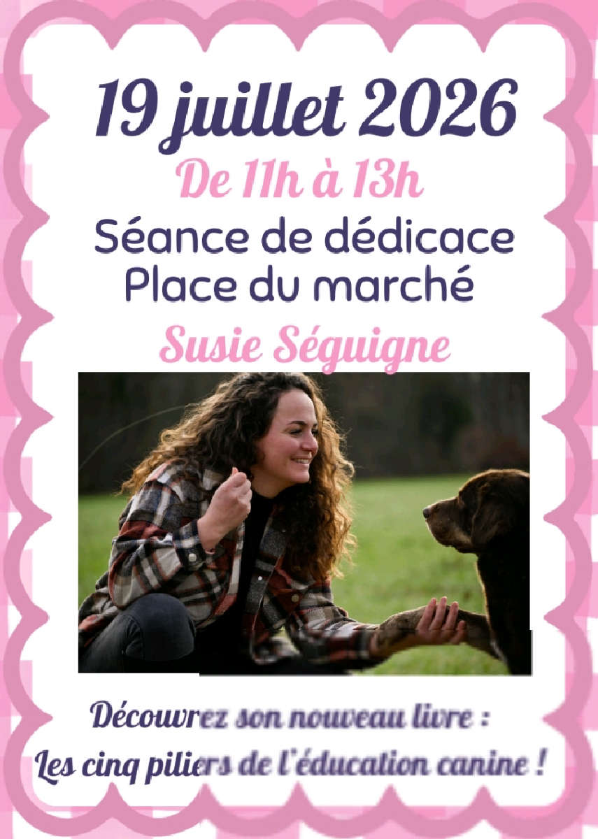 Dédicace Susie Séguigne au marché
