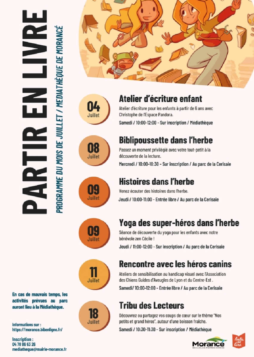 Médiathèque : Partir en Livre