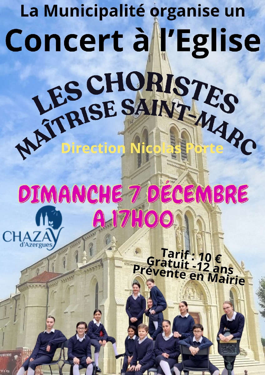 Concert à l’église
