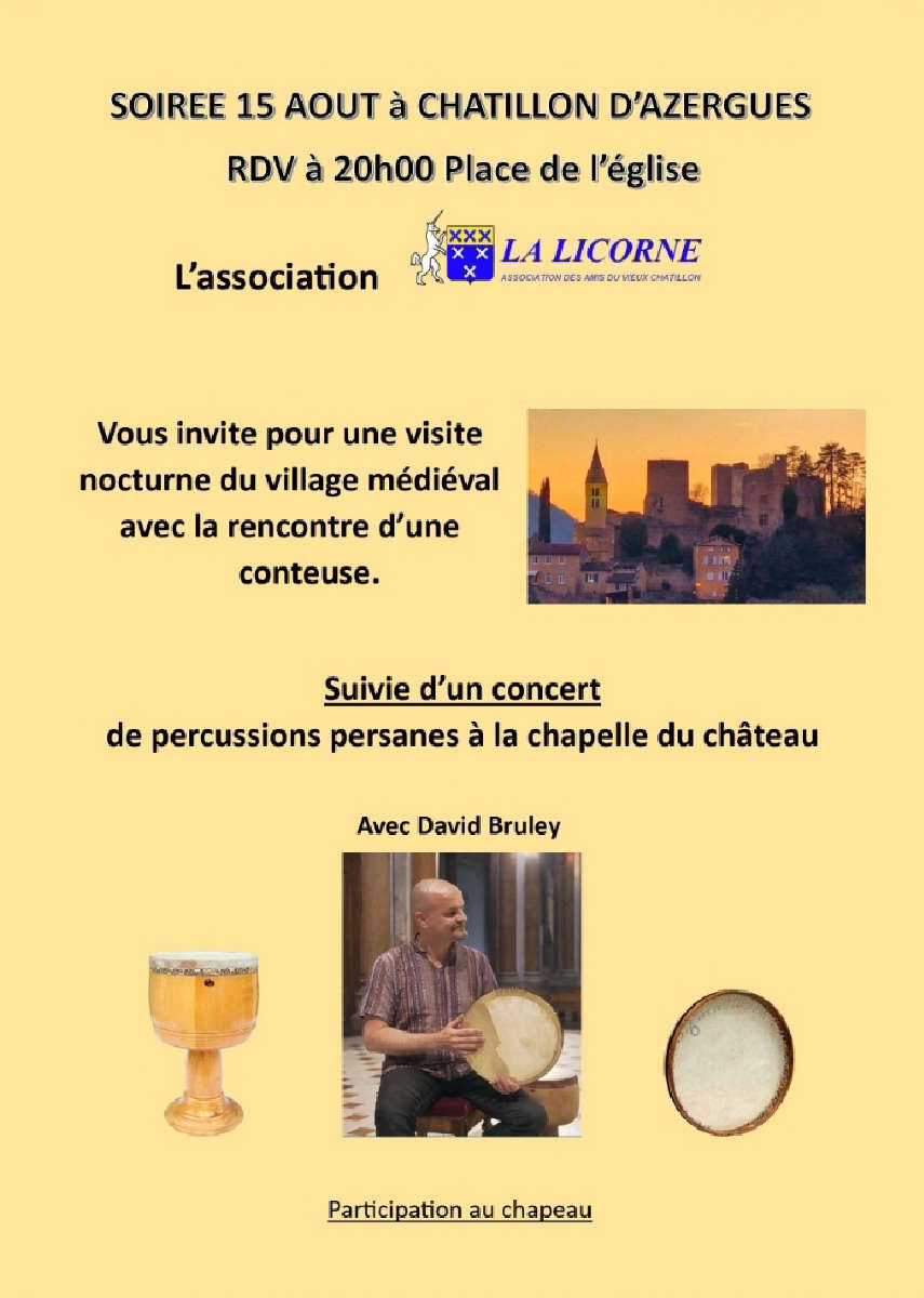 🌛 Visite nocturne du village médiéval 🌟