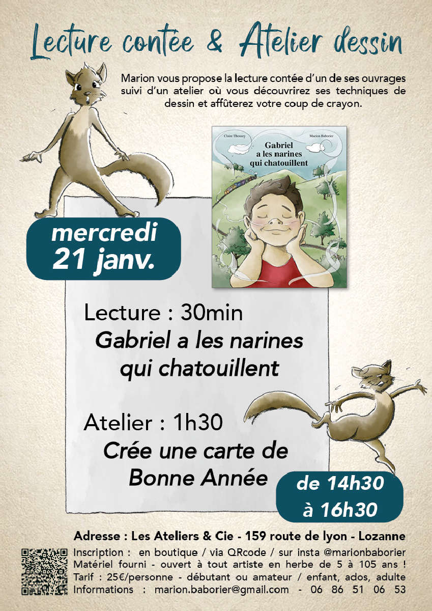 Lecture contée et atelier dessin