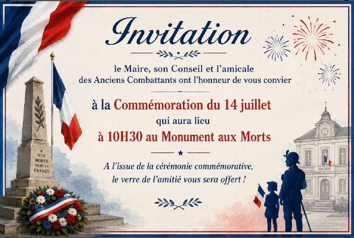 Commémoration Fête nationale