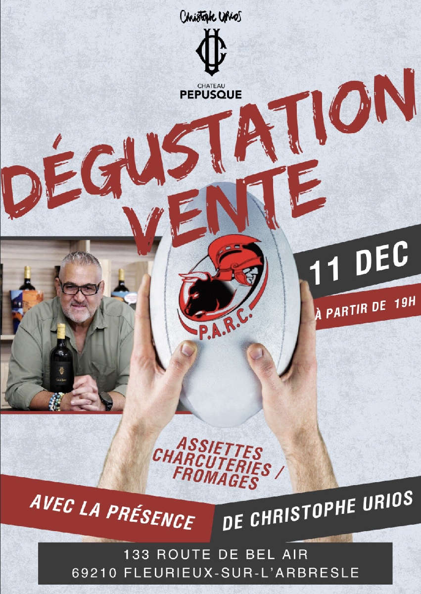 Rugby - dégustation et vente