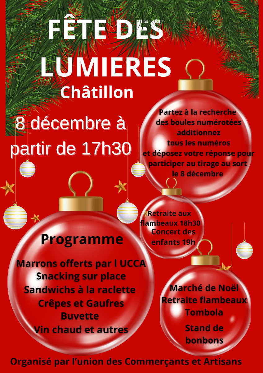 Fête des Lumières à Châtillon