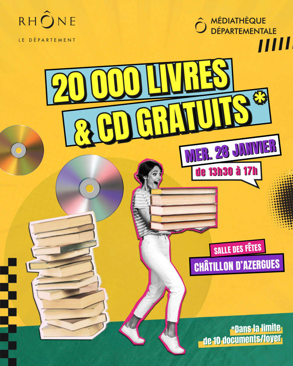 20 000 livres et CD gratuits !!!