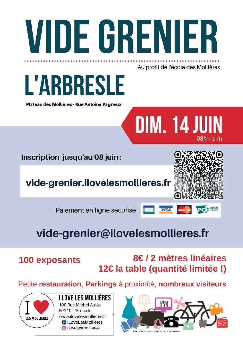 Vide grenier I Love Les Mollières