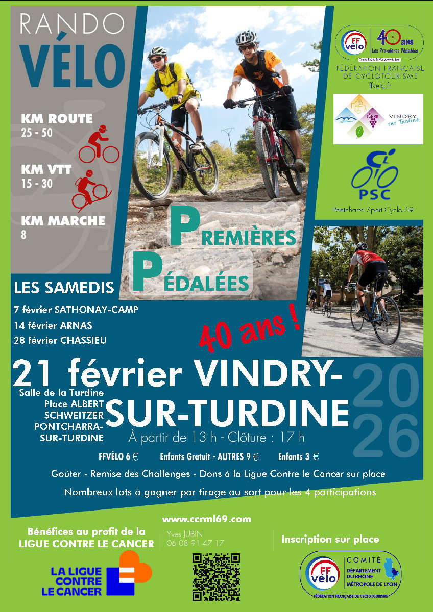 Premières pedalees