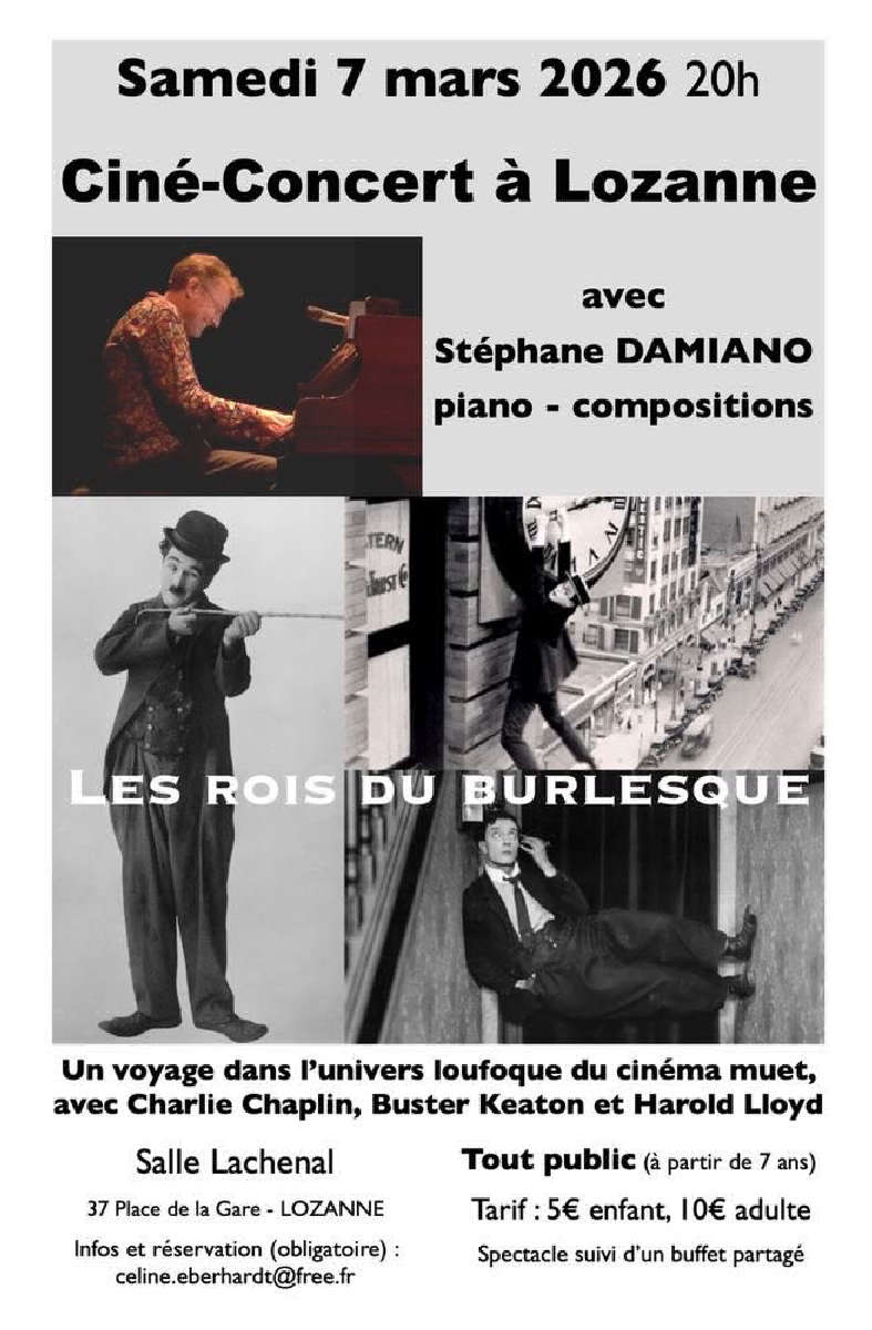 Ciné-concert : « Les rois du burlesque »