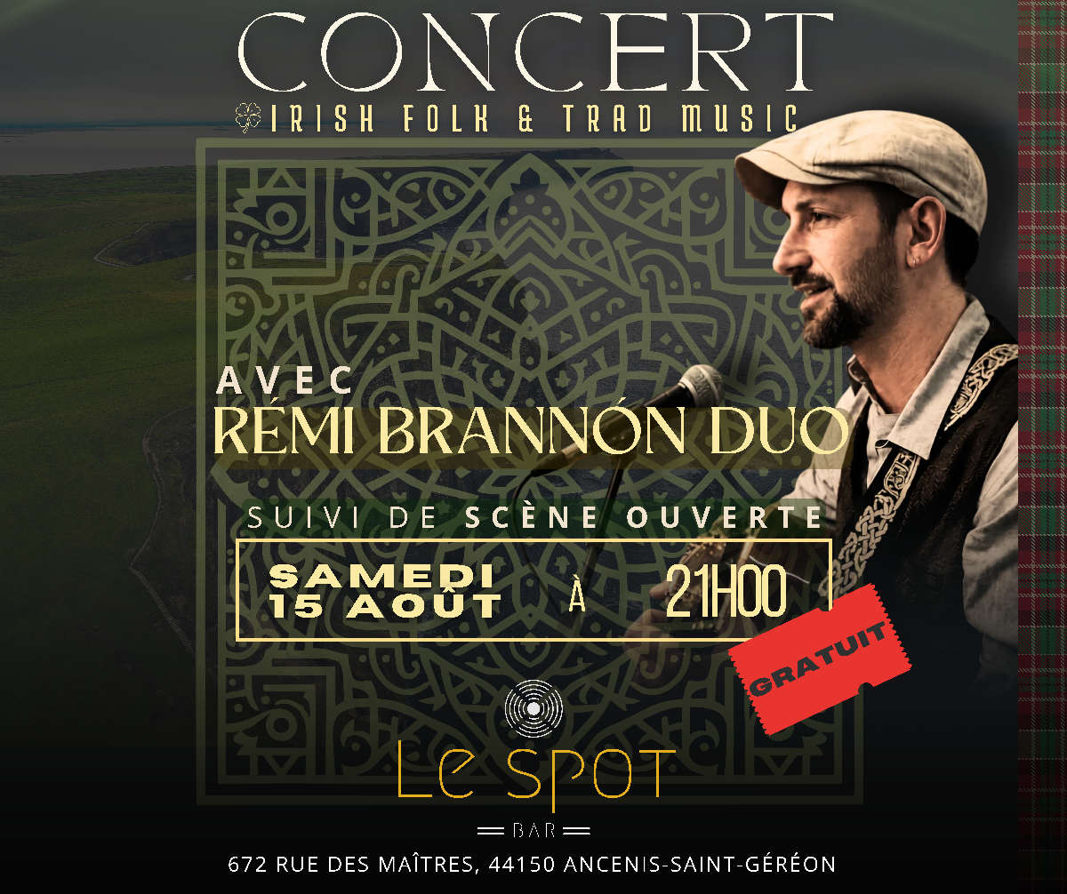 Rémi Brannón en Concert