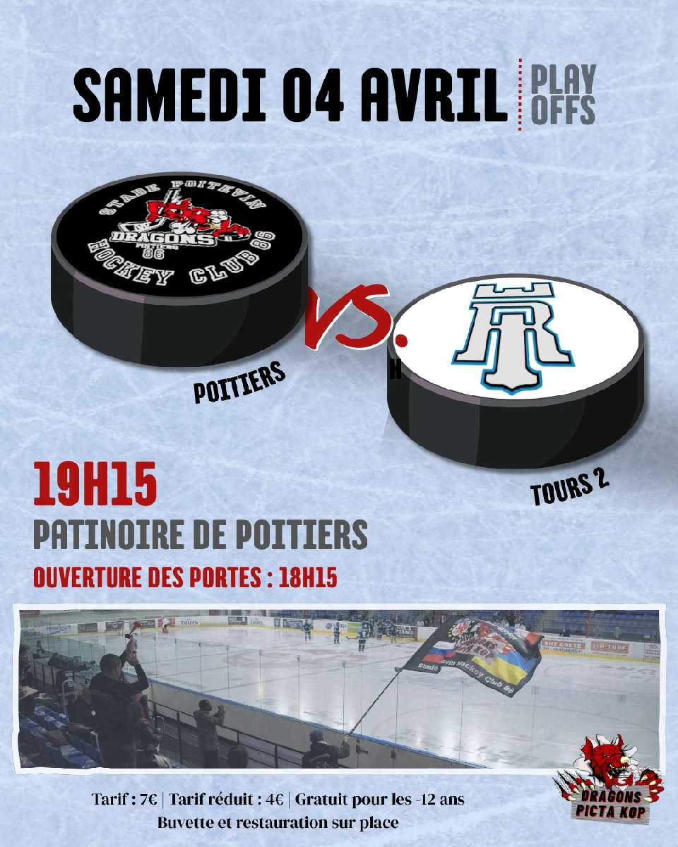 Match de hockey sur glace Play-Offs