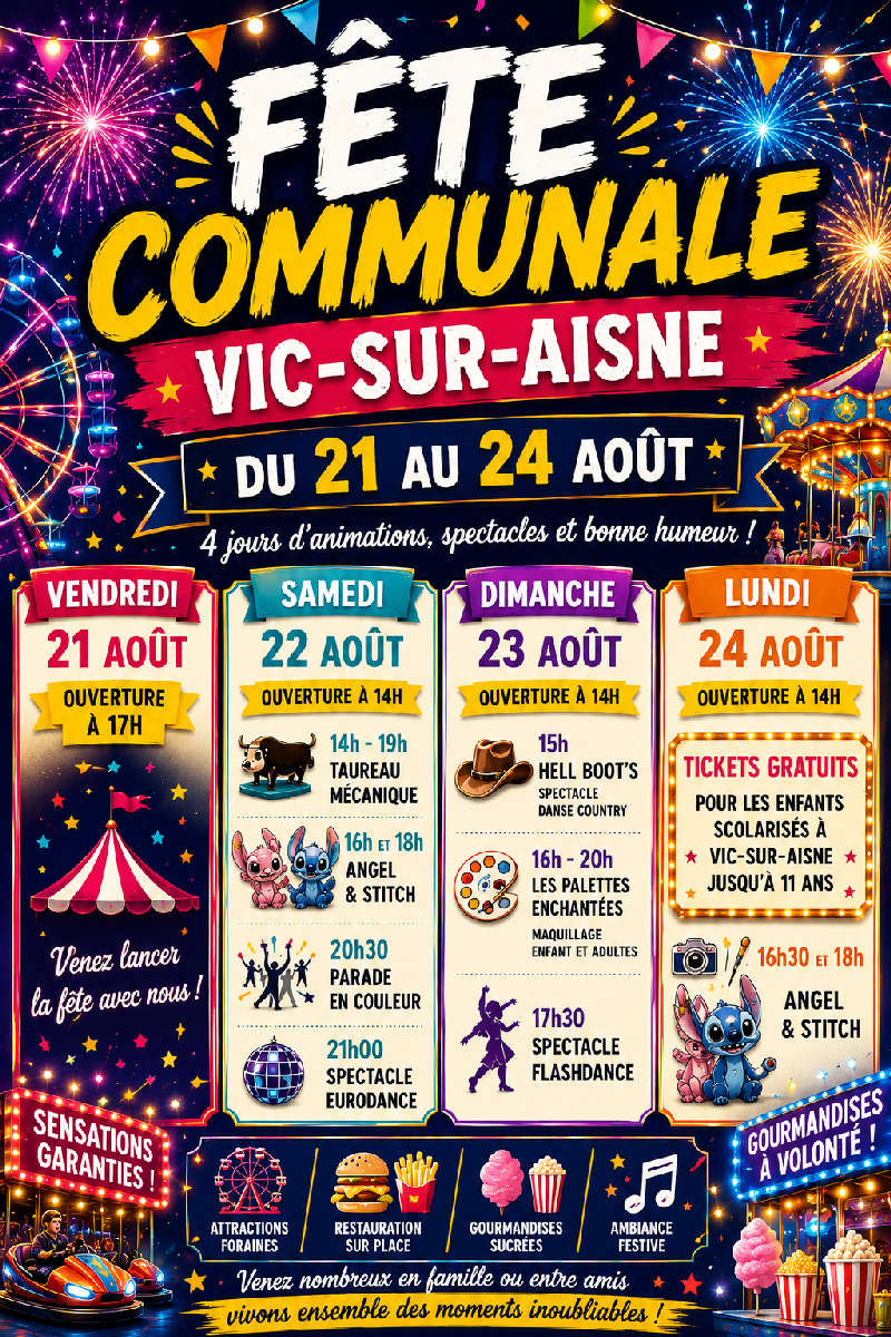 Fête communale 21-24 août 