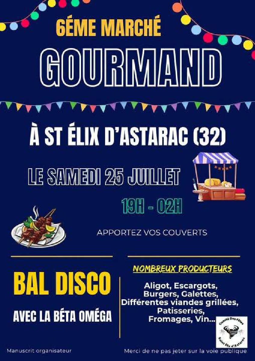 6éme Marché gourmand