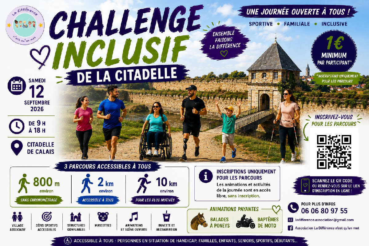 Le Challenge inclusif de la Citadelle de Calais