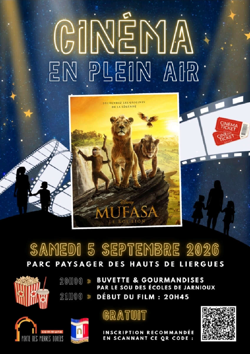 Ciné en plein air - Mufasa 🦁