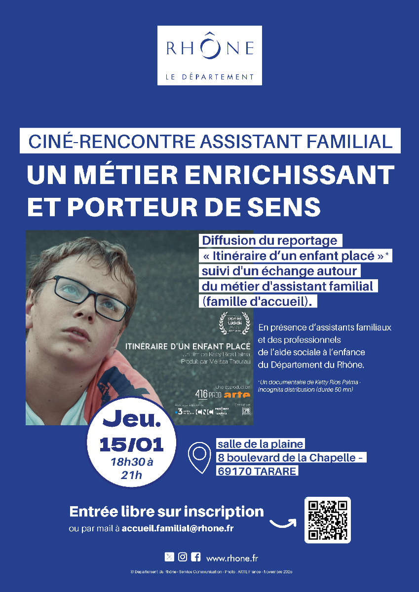 Ciné-rencontre assistant familial 🎬
