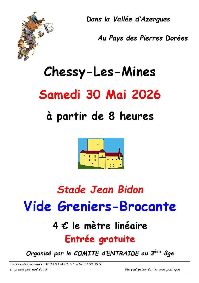 Vide grenier CHESSY