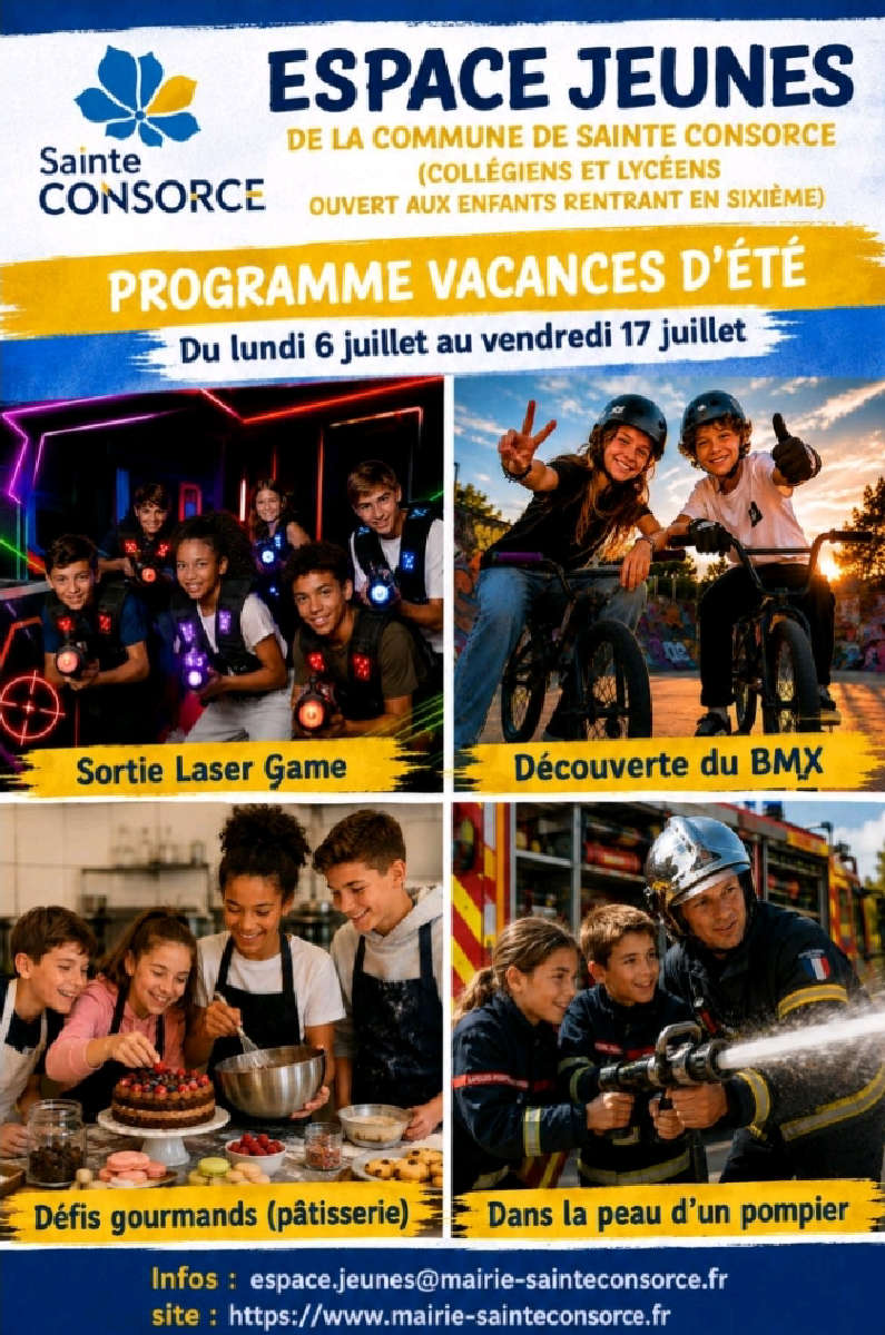 L'été s'annonce animé à l'Espace Jeunes !