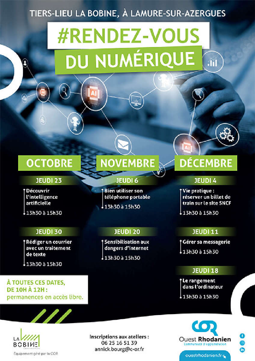 Ateliers numériques !
