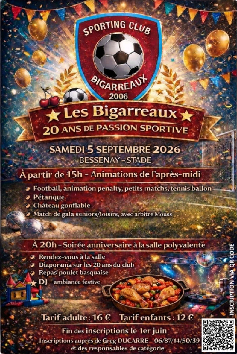 SC Bigarreaux Foot - 20 ans déjà !