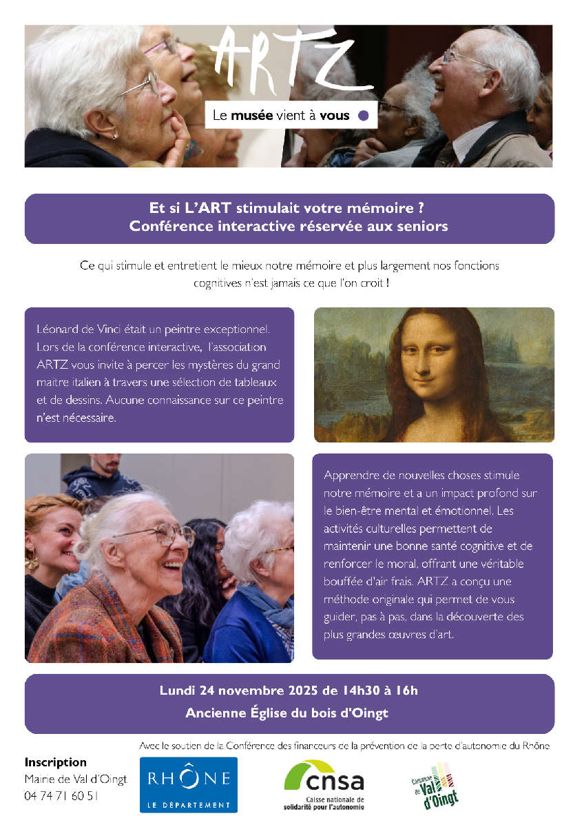 Conférence interactive séniors : Léonard de Vinci