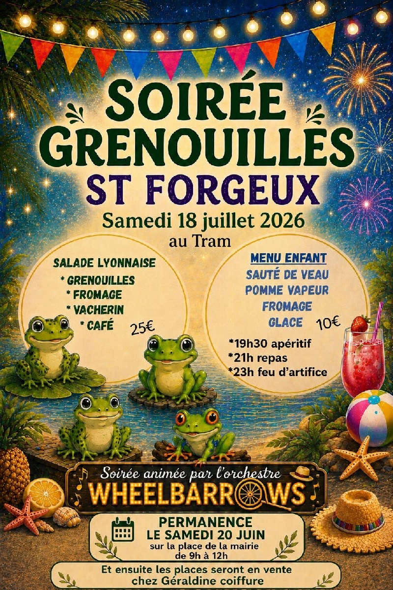 SOIREE GRENOUILLES