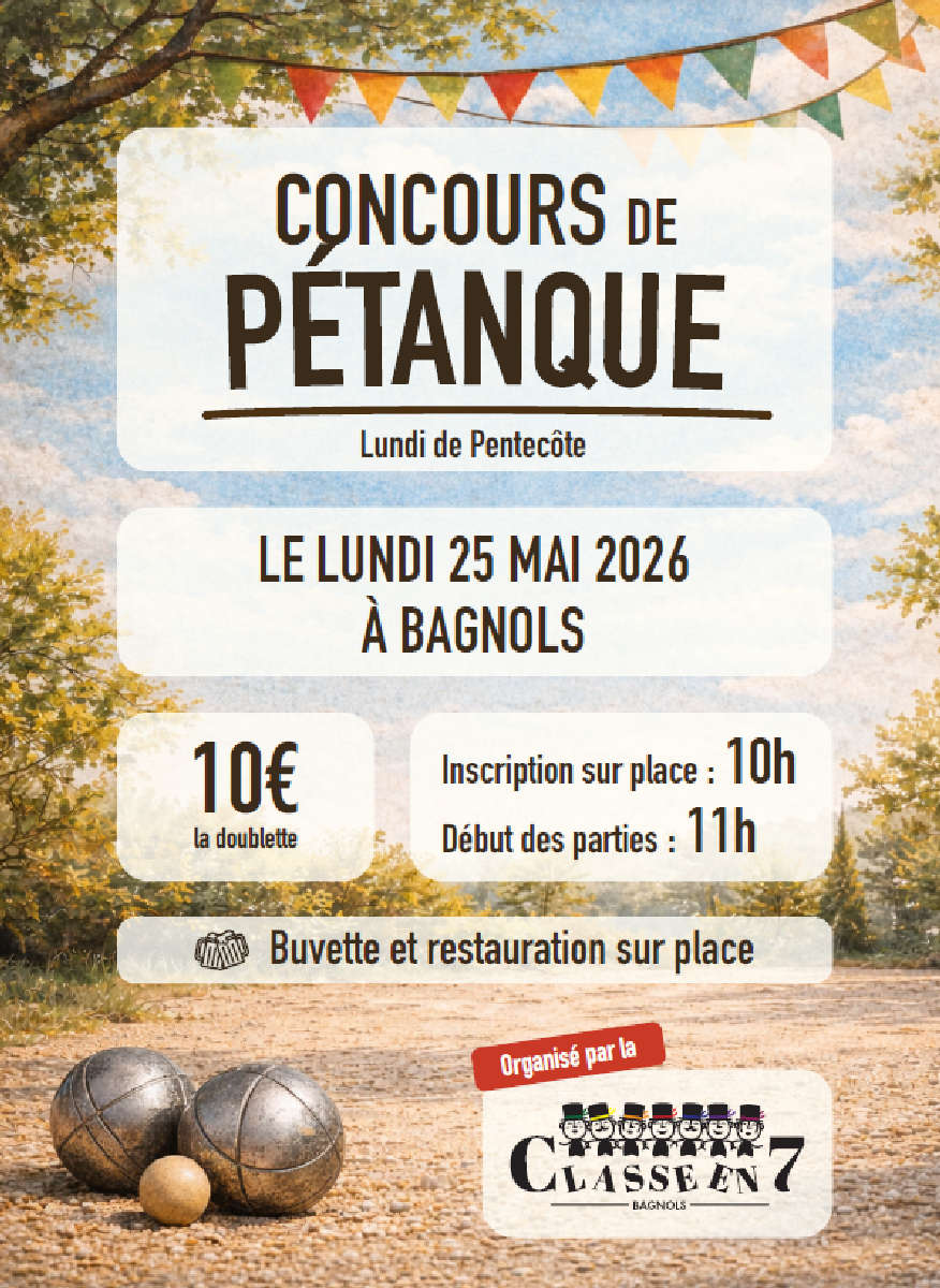 Concours de pétanque