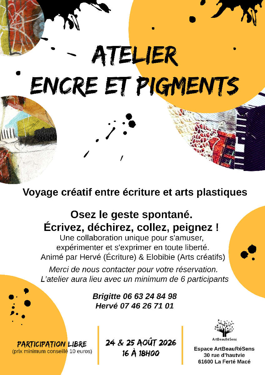 Atelier encre et pigments