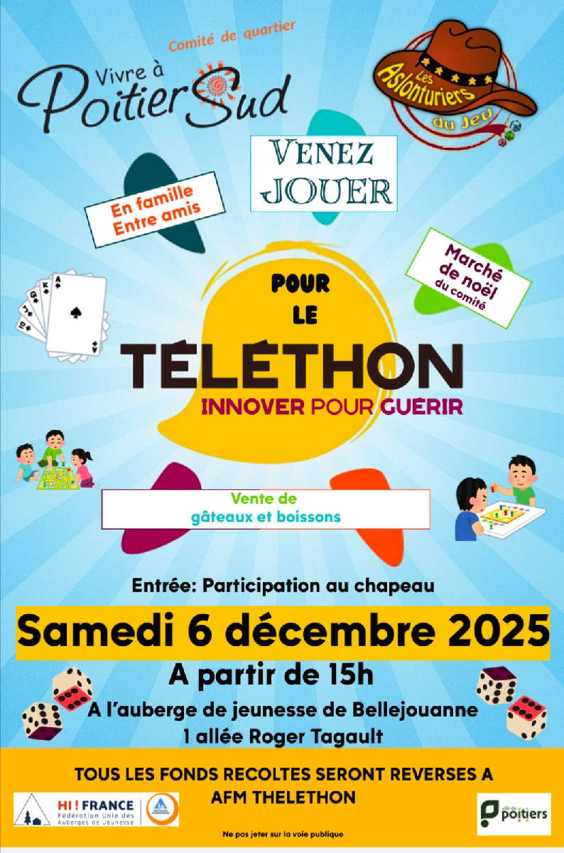 Venez soutenir le Téléthon à Bellejouanne
