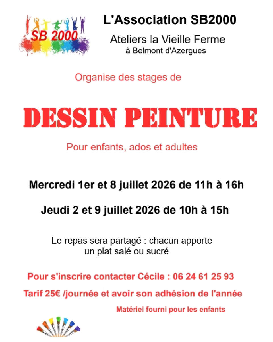 Stage dessin SB 2000