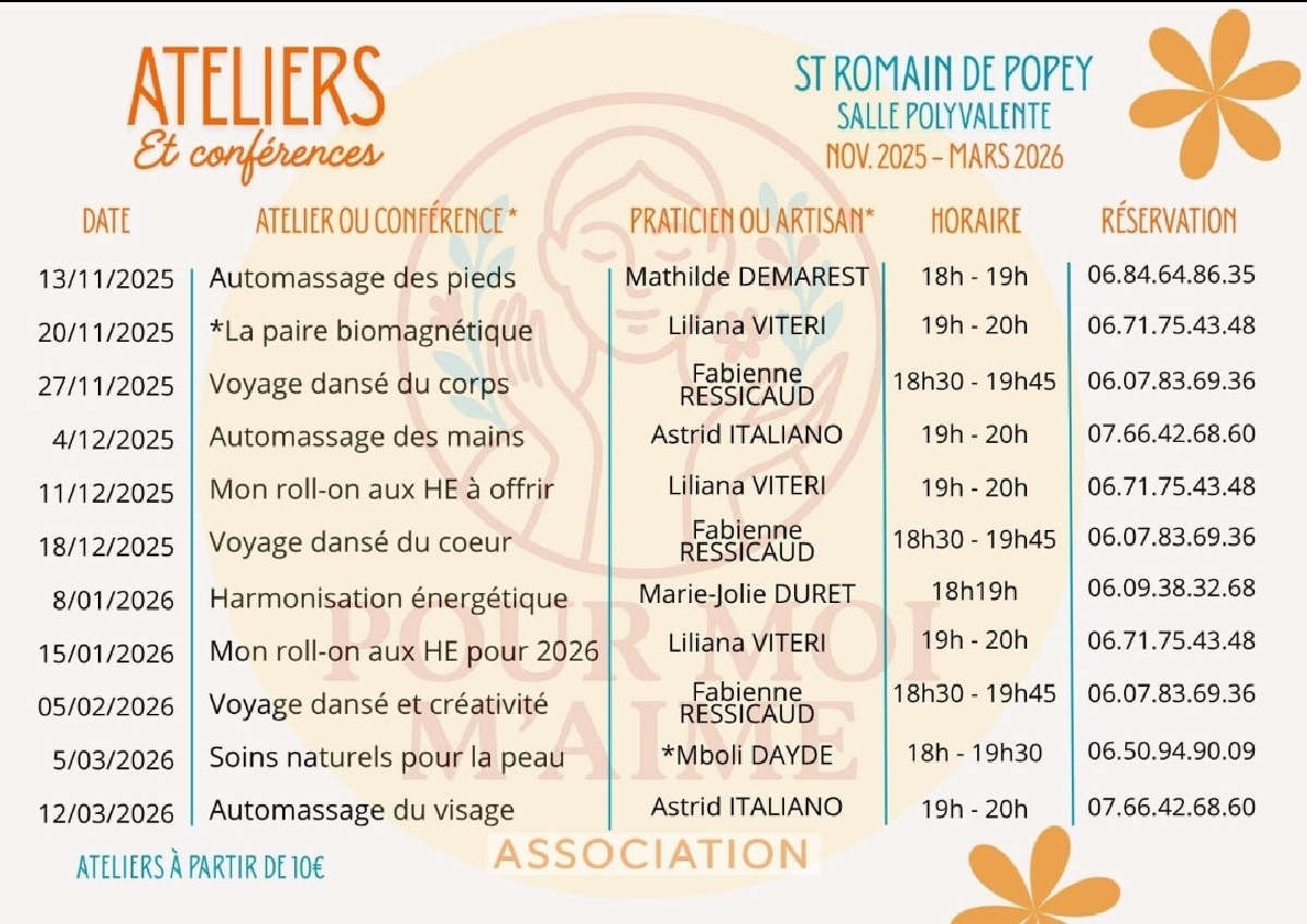 Atelier/conférence « pour soi »