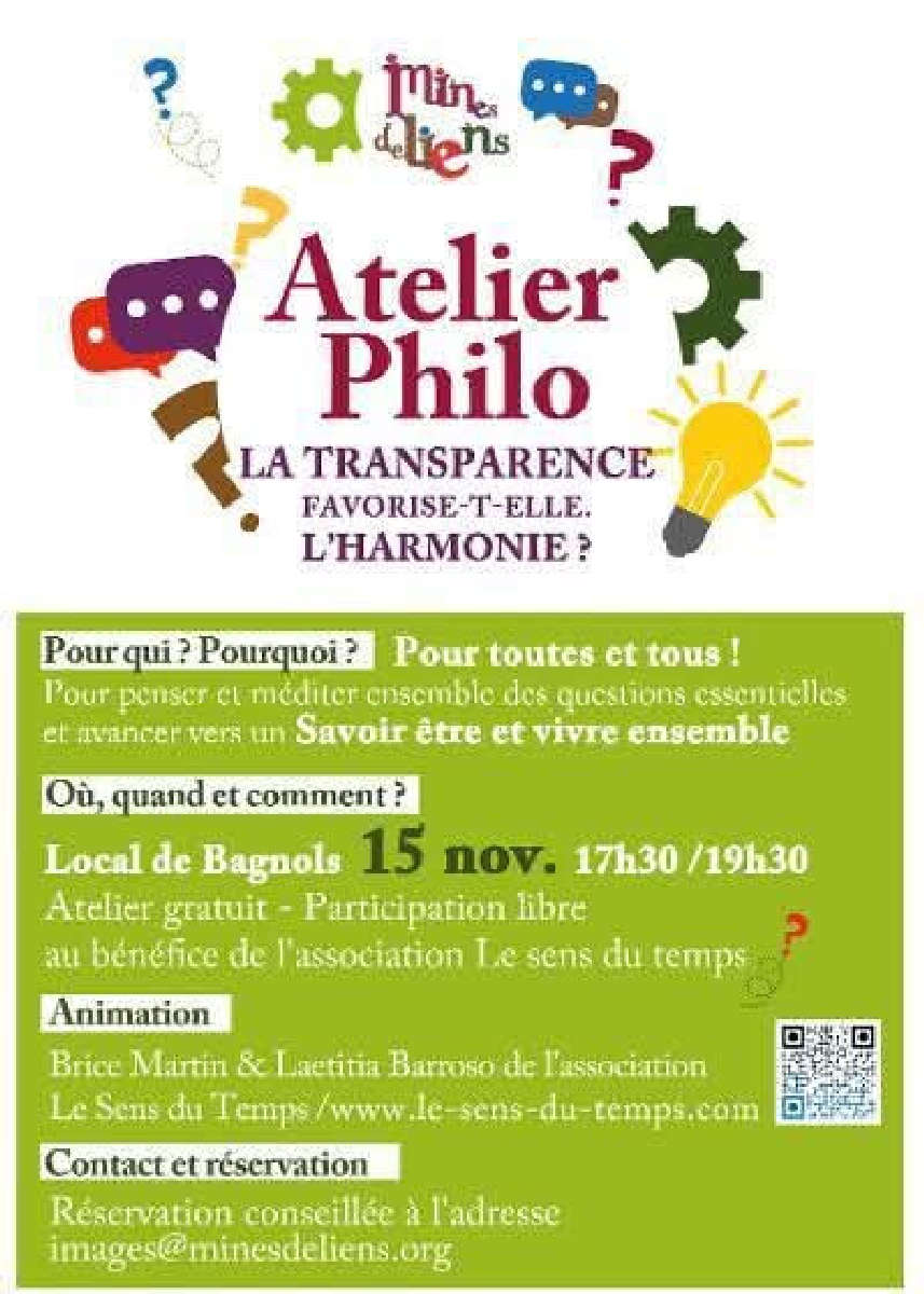 Atelier philo