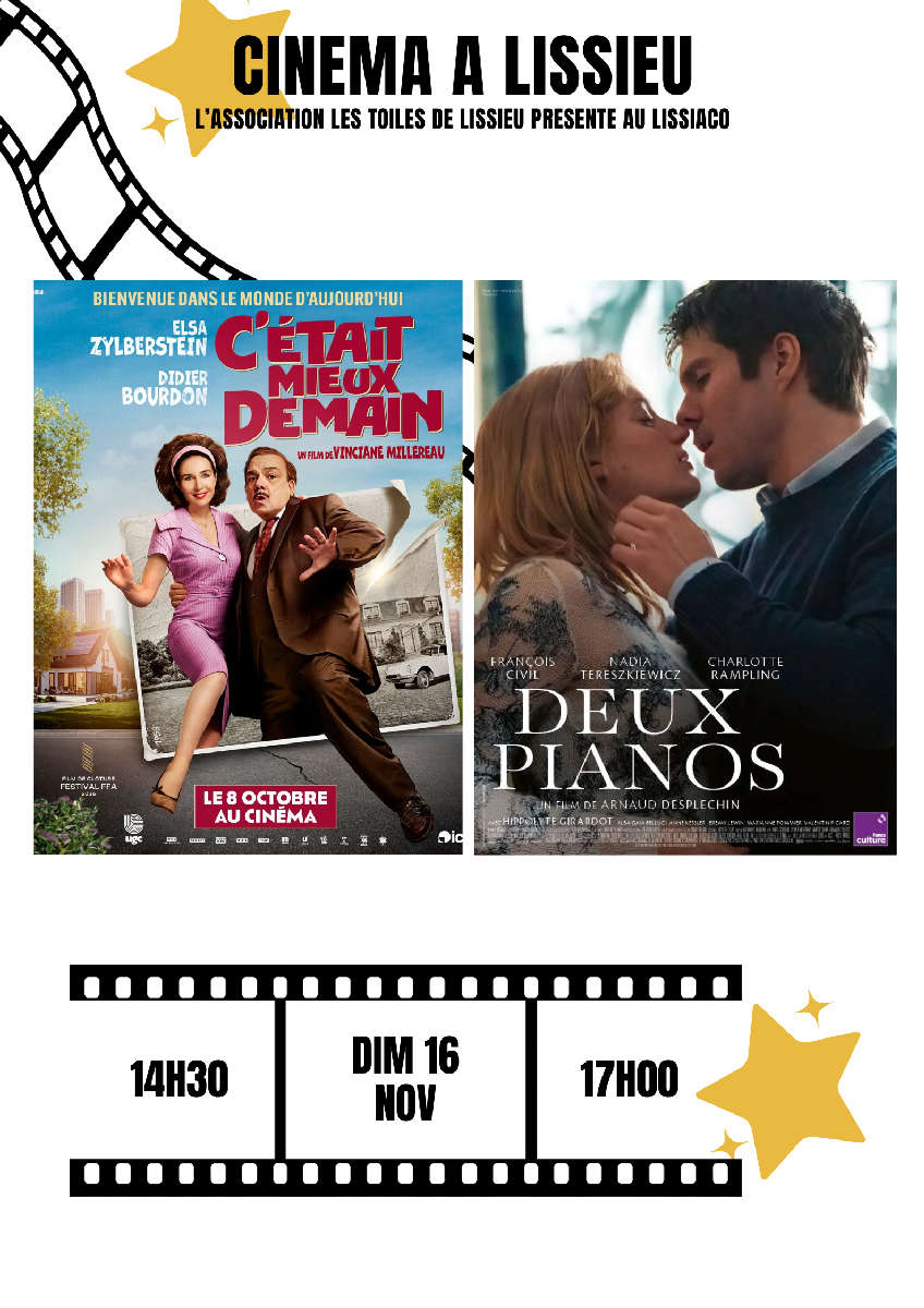 2 séances de cinéma