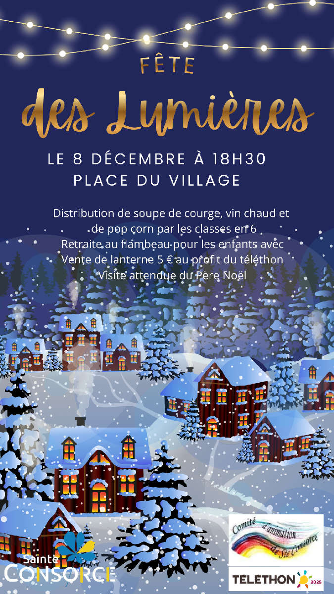 Fête des Lumières à Sainte-Consorce