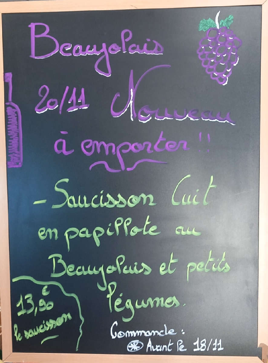 Vente saucisson beaujolais