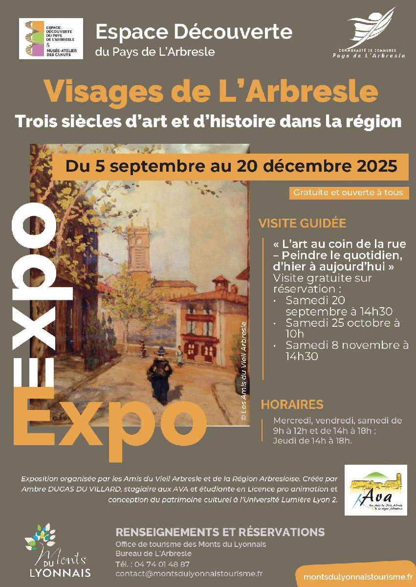 Exposition Visages de l’Arbresle
