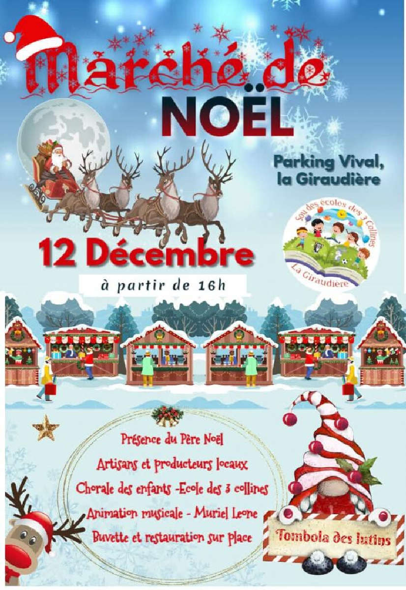 Marché de Noël du sous des écoles 3 collines 🎄