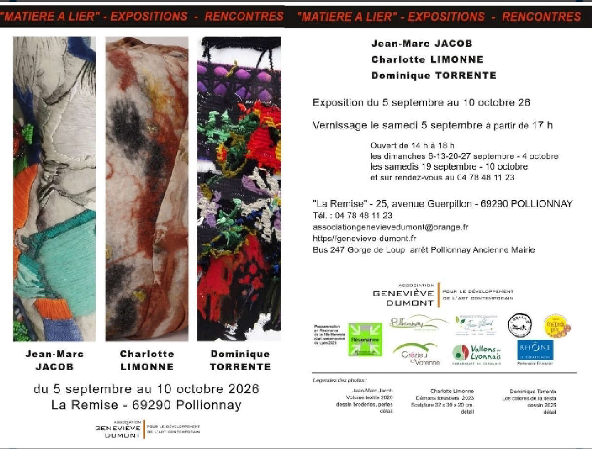 Exposition "Matière à lier"