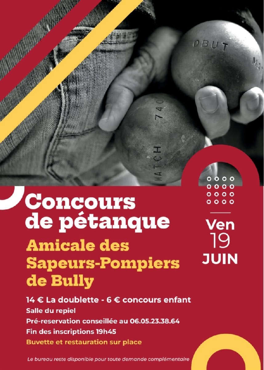 😀 concours de pétanque 😀