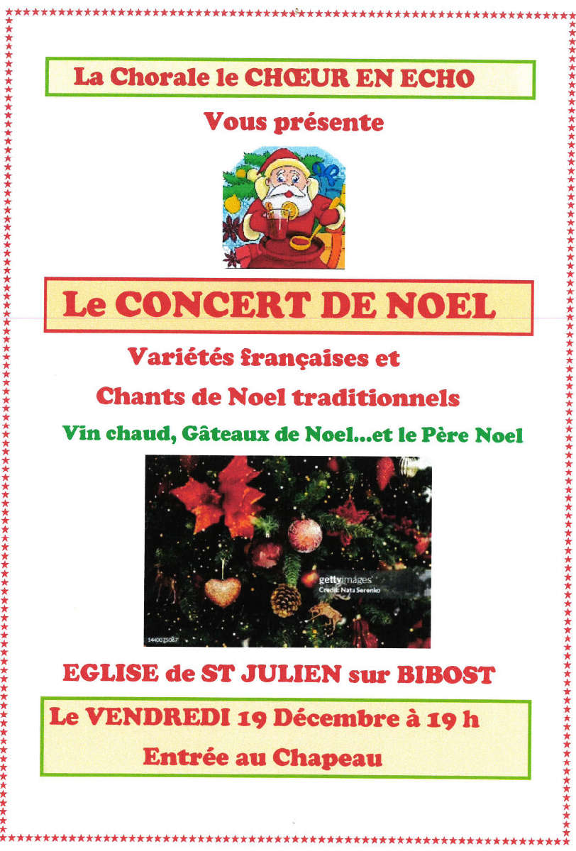 Concert de Noël de Chœur en Écho 