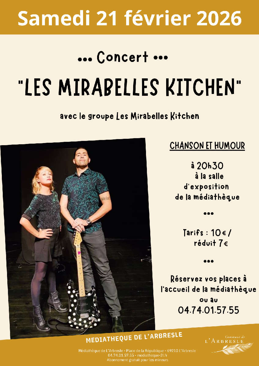 Concert : Les Mirabelles Kitchen