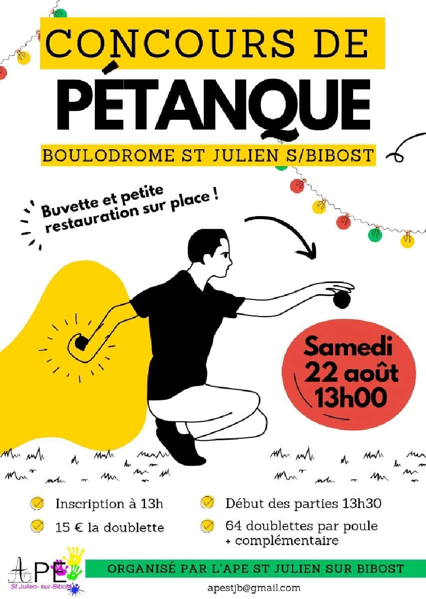 Concours de pétanque (APE)