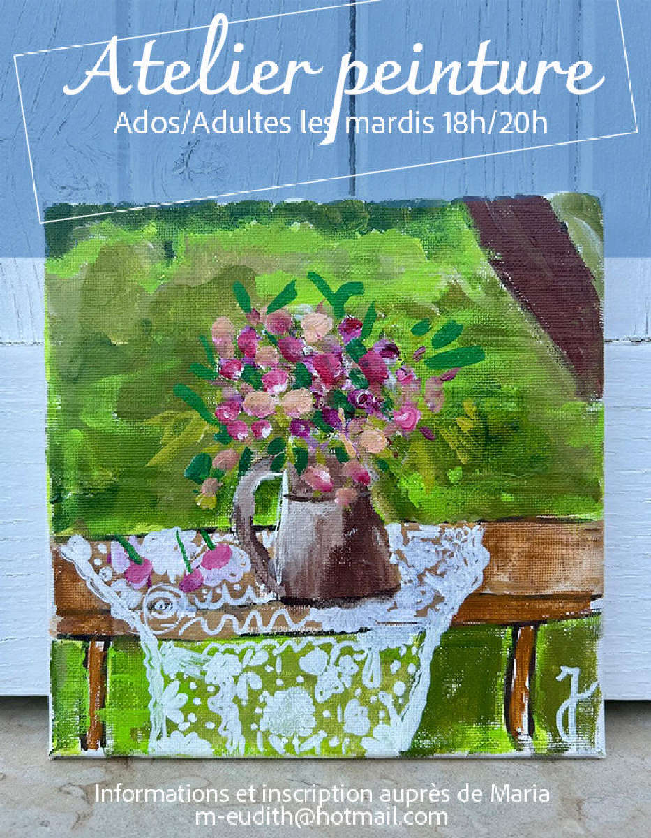 Séances d’essai atelier peinture