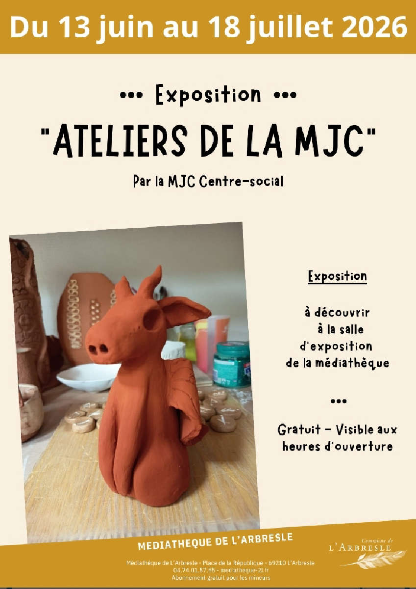 Exposition ateliers de la MJC Centre-Social